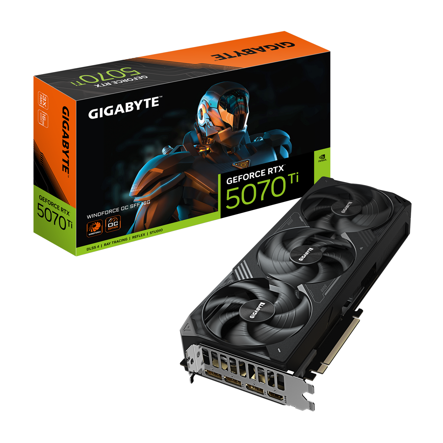 GIGABYTE Nvidia RTX 5070 Ti WINDFORCE SFF 16G