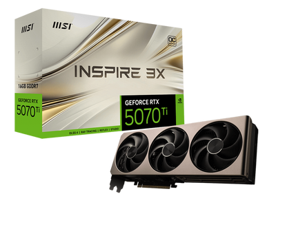 MSI Nvidia RTX 5070 Ti 16G INSPIRE 3X OC
