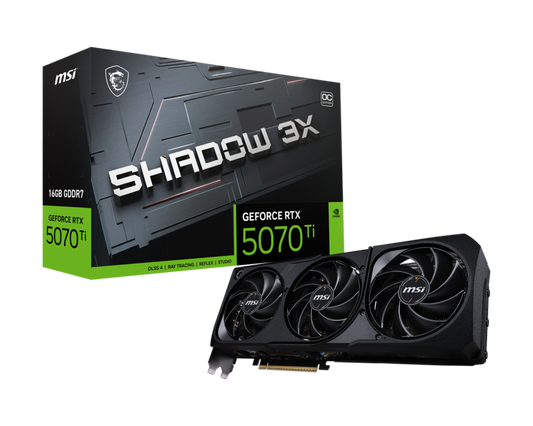 MSI Nvidia RTX 5070 Ti 16G SHADOW 3X OC BULK