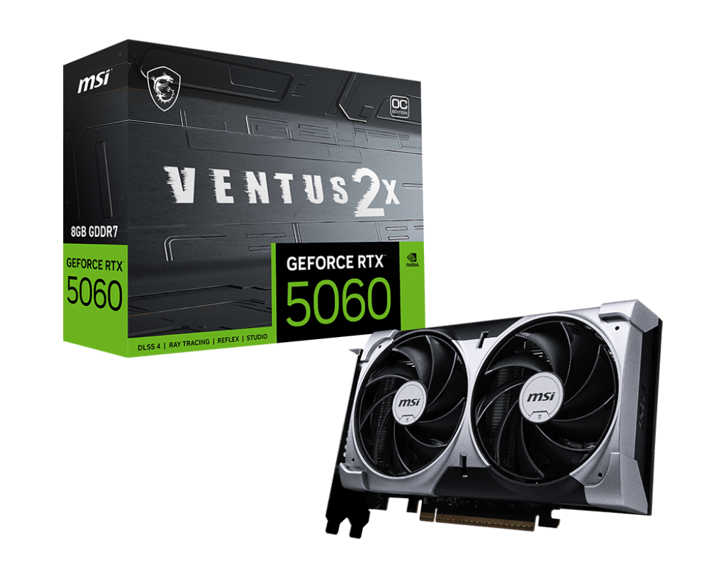 MSI Nvidia RTX 5060 8G VENTUS 2X OC