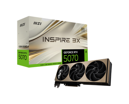 MSI Nvidia RTX 5070 12G INSPIRE 3X OC