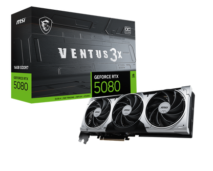 MSI Nvidia RTX 5080 16G VENTUS 3X OC PLUS